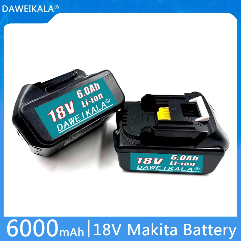 

Original Rechargeable Battery 18V 6000mAh Lithium ion for Makita BL1860 18v Battery BL1840 BL1850 BL1830 BL1860B+ 4A Charger O