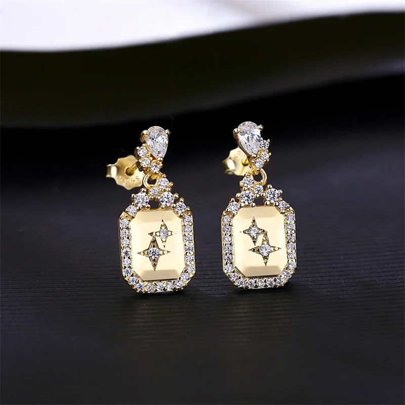 Hot Selling Earrings Niche Design Ladies S925 Sterling Silver Earrings Vintage Studs Star Moon Women Earrings Fine Jewelry
Hot Selling Earrings Niche Design Ladies S925 Sterling Silver Earrings Vintage Studs Star Moon Women Earrings Fine Jewelry