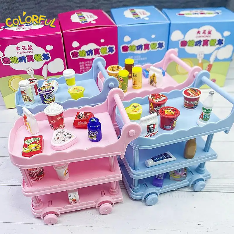 Doll House Decor Toy 1:12 Dollhouse Trolley Dining Cart With Wheel Storage Shelf Model Kitchen Furniture Accessories
Doll House Decor Toy 1:12 Dollhouse Trolley Dining Cart With Wheel Storage Shelf Model Kitchen Furniture Accessories