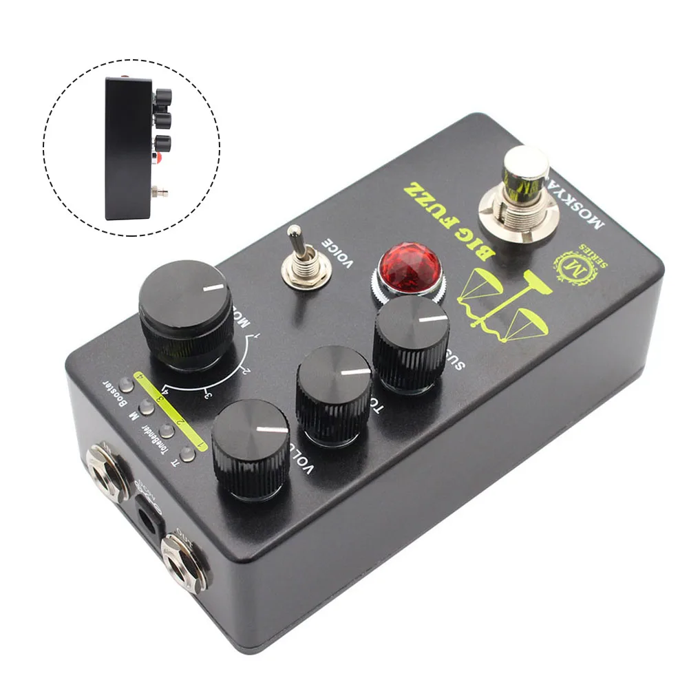 Moskyaudio Big FUZZ Distortion The Electric Guitar Effects Pedal Guitar Parts Volume Tone Sustain Control Effects Pedal
Moskyaudio Big FUZZ Distortion The Electric Guitar Effects Pedal Guitar Parts Volume Tone Sustain Control Effects Pedal