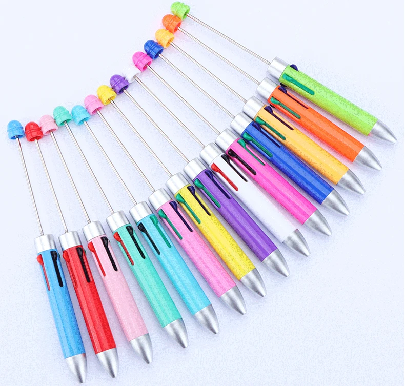 20PCS New 4-color Refill Beaded Ballpoint Pen DIY Beadable Pens Student Stationery Plastic Gift Pen School Office Pen Supplies
20PCS New 4-color Refill Beaded Ballpoint Pen DIY Beadable Pens Student Stationery Plastic Gift Pen School Office Pen Supplies