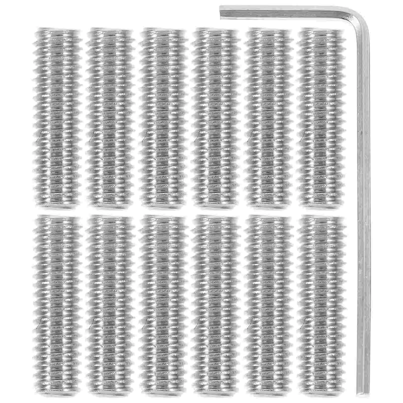 12pcs Bridge Saddle Screw Replacement Bridge Saddle Fitting Guitar Part Accessory
12pcs Bridge Saddle Screw Replacement Bridge Saddle Fitting Guitar Part Accessory