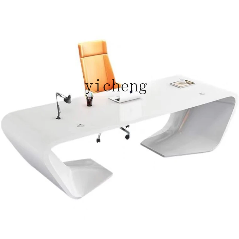 YY Paint Desk Atmosphere Boss Desk Shaped Office Desk for Boss Simple Modern
YY Paint Desk Atmosphere Boss Desk Shaped Office Desk for Boss Simple Modern