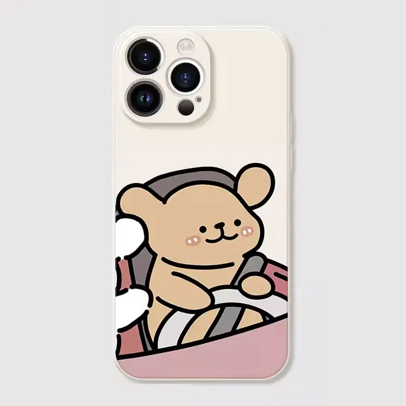 Funny Driving Dog Couple Phone Case for IPhone 16 Pro Max 13 12 11 Mini XS MAX X 8 14 15 Plus Shockproof Soft Cover Lovers Cases Funny Driving Dog Couple Phone Case for IPhone 16 Pro Max 13 12 11 Mini XS MAX X 8 14 15 Plus Shockproof Soft Cover Lovers Cases