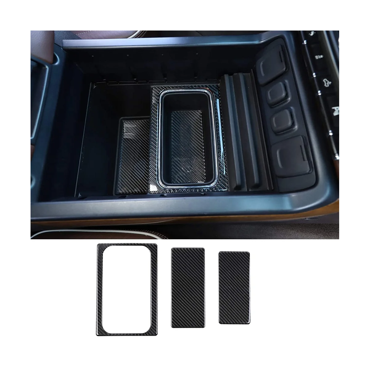 Center Armrest Box Organizer Cover Trim Decor for Chevy Silverado GMC Sierra 2014-2018 Accessories Soft Carbon Fiber
Center Armrest Box Organizer Cover Trim Decor for Chevy Silverado GMC Sierra 2014-2018 Accessories Soft Carbon Fiber