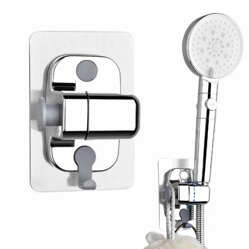 Shower Head Holder Adjustable Shower Nozzle Bracket Wall Mounted Self-adhesive Sprayer Base with Hook for Bathroom Accessories
Shower Head Holder Adjustable Shower Nozzle Bracket Wall Mounted Self-adhesive Sprayer Base with Hook for Bathroom Accessories
