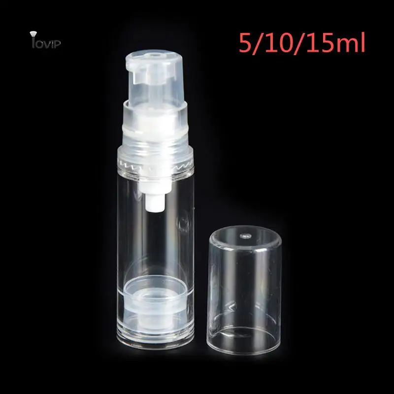 1PC Empty Airless Pump Plastic Bottles Travelling Cosmetic Packaging Vacuum Pressure Emulsion Bottle With Lotion Pump On
1PC Empty Airless Pump Plastic Bottles Travelling Cosmetic Packaging Vacuum Pressure Emulsion Bottle With Lotion Pump On