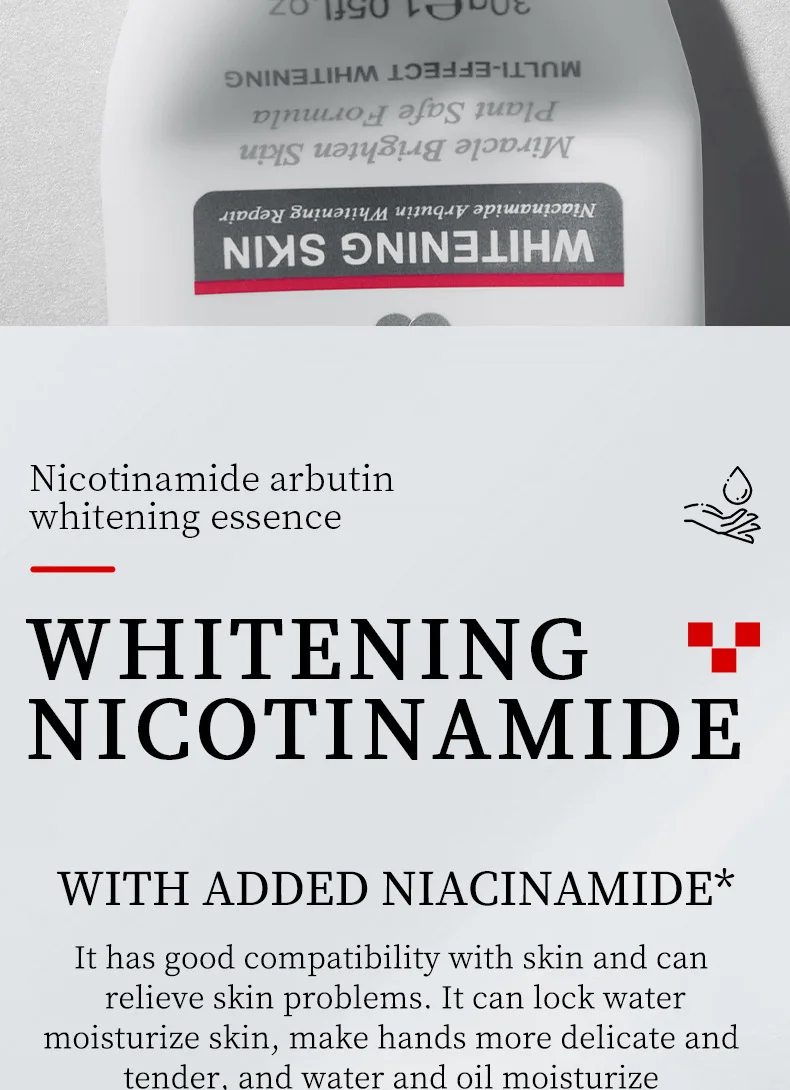 Moisturzing Nicotinamide Arbutin Hand Cream Dry Skin Care Cuticle Oil Whitening Cream Non-Greasy Anti-Aging Natural Hand Cream 6 S29ed4c078b1f4e618708ab6120ff49bca