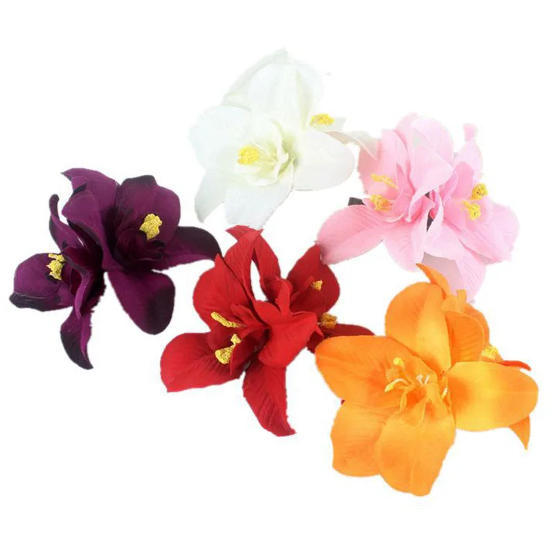 Women Orchid Flower Hair Clip Side Clip Hairpin Cloth Duckbill Clip Hair Barrette Artificial Flower Tourist Vacation Style
Women Orchid Flower Hair Clip Side Clip Hairpin Cloth Duckbill Clip Hair Barrette Artificial Flower Tourist Vacation Style