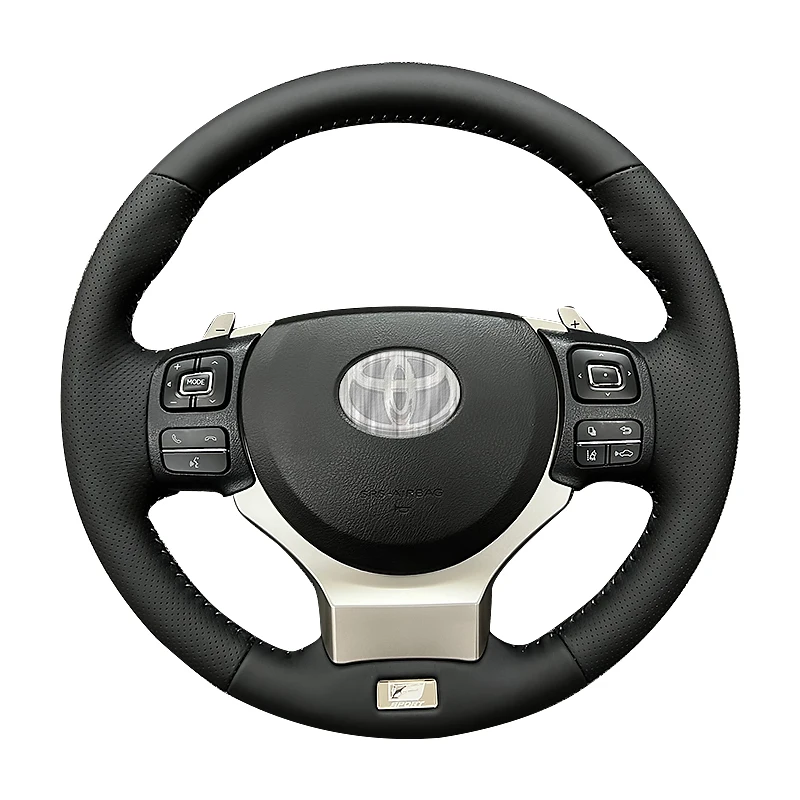 

Car Accessories Car Steering Wheel PU and ABS Interior Accessories Like Lexus IS GS NX RCF Sport Steering Wheel For Cars