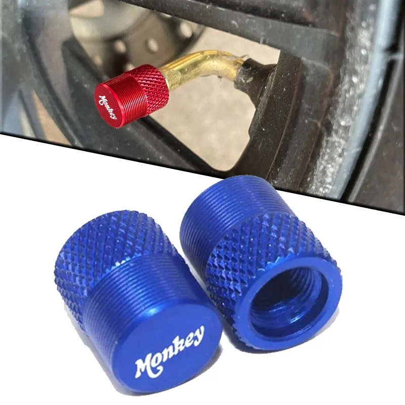 With LOGO "Monkey" For HONDA Monkey(Z125) MONEKY Z125 Z-125 Motorcycle Wheel Tire Valve Stem Caps Airtight Covers
With LOGO "Monkey" For HONDA Monkey(Z125) MONEKY Z125 Z-125 Motorcycle Wheel Tire Valve Stem Caps Airtight Covers