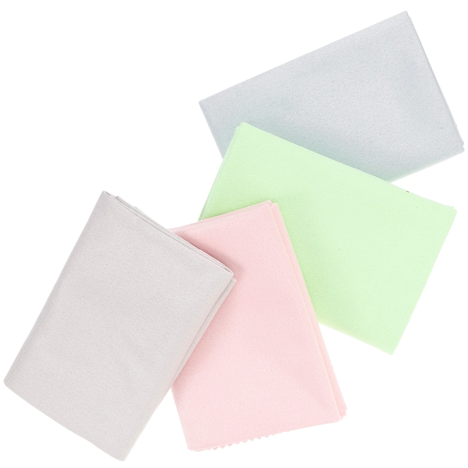 4 Pcs Glasses Cloth Eyeglass Cleaning Cloths Computer Lens Wipes for Camera Lenses Suede
4 Pcs Glasses Cloth Eyeglass Cleaning Cloths Computer Lens Wipes for Camera Lenses Suede
