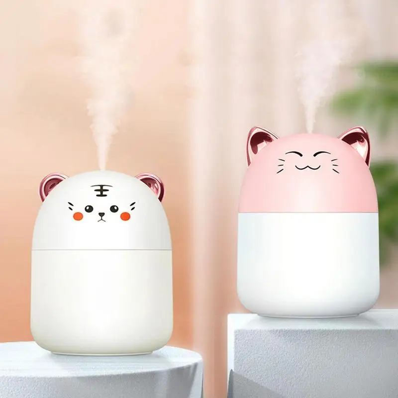 

250ML USB Air Humidifier Mini Portable Aroma Essential Oil Diffuser USB Mist Spray Aromatherapy With LED Night Lamp For Home Car