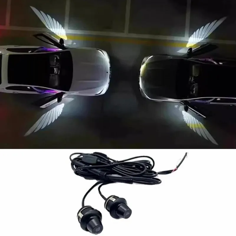 Universal Funny LED Welcome Door Carpet Projection Lamp Car Angel Wing Rearview Mirror Light Car Exterior Decoration Accessories
Universal Funny LED Welcome Door Carpet Projection Lamp Car Angel Wing Rearview Mirror Light Car Exterior Decoration Accessories