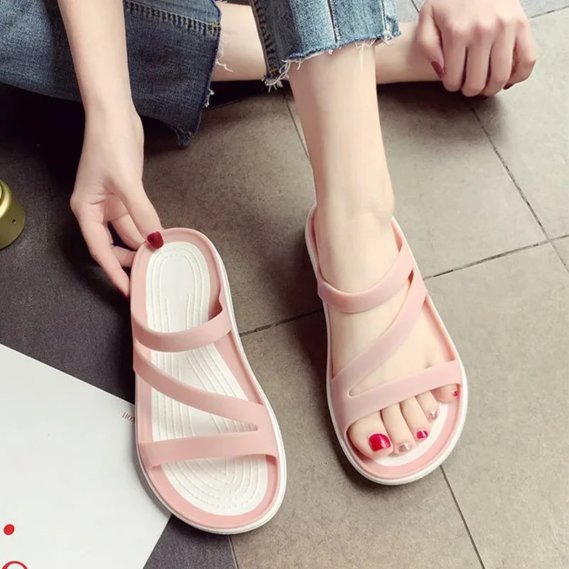 A1067ZXW Women Slippers Flat with Hollow Shoes for Woman PVC Plastic Beach Outside Sandalias Mujer Verano 2023Leisure Jelly Sli
A1067ZXW Women Slippers Flat with Hollow Shoes for Woman PVC Plastic Beach Outside Sandalias Mujer Verano 2023Leisure Jelly Sli