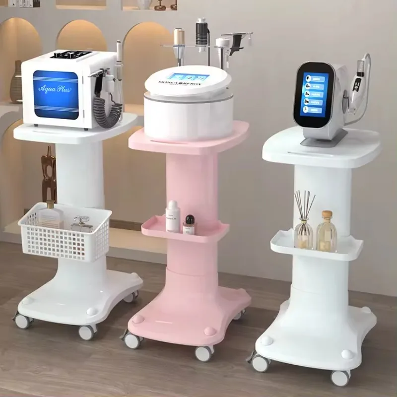 beauty salon multi-functional ABS beauty rack Spa white pink beauty equipment trolley
beauty salon multi-functional ABS beauty rack Spa white pink beauty equipment trolley