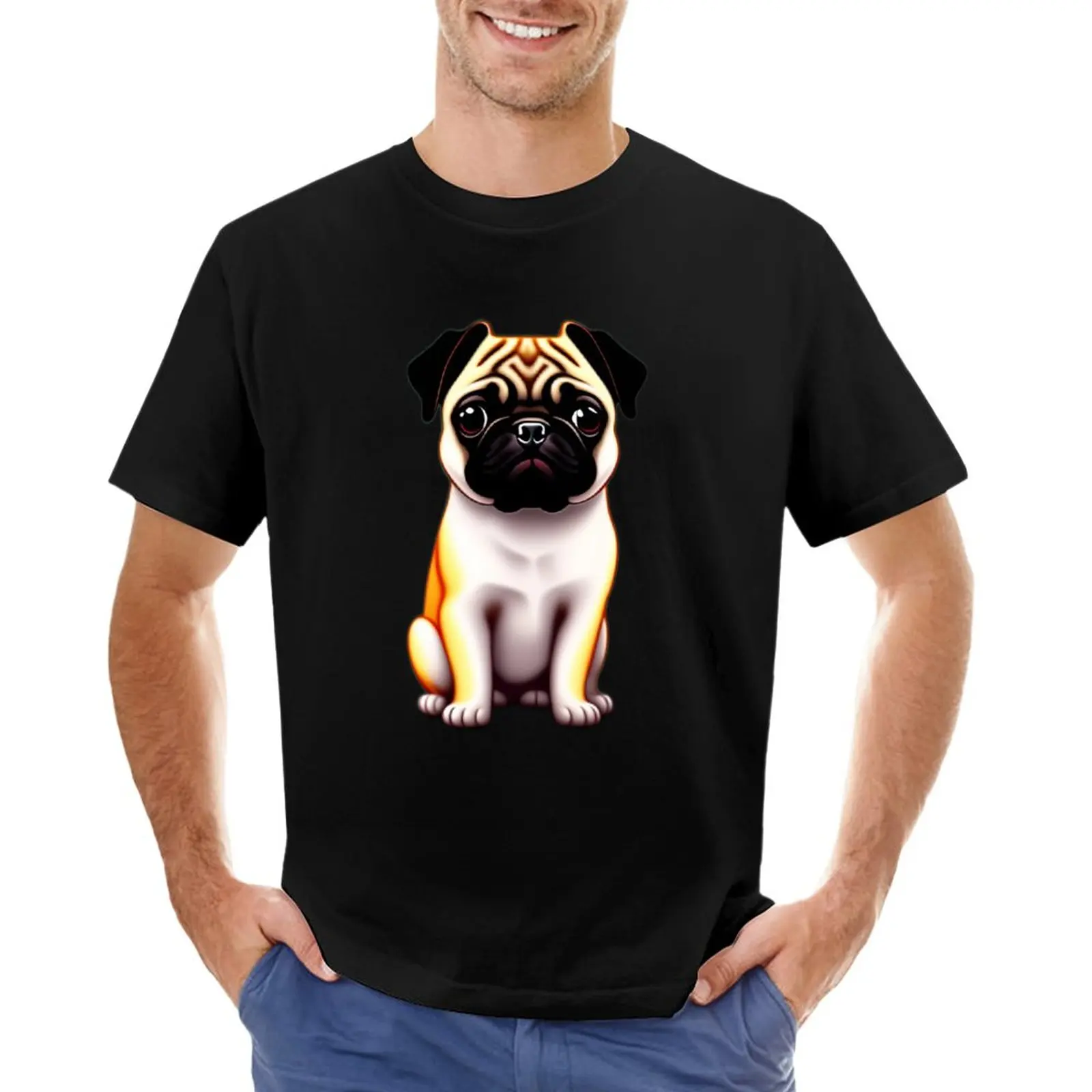 

i love my pug T-Shirt boys animal print shirt custom t shirt graphic t shirt mens clothes