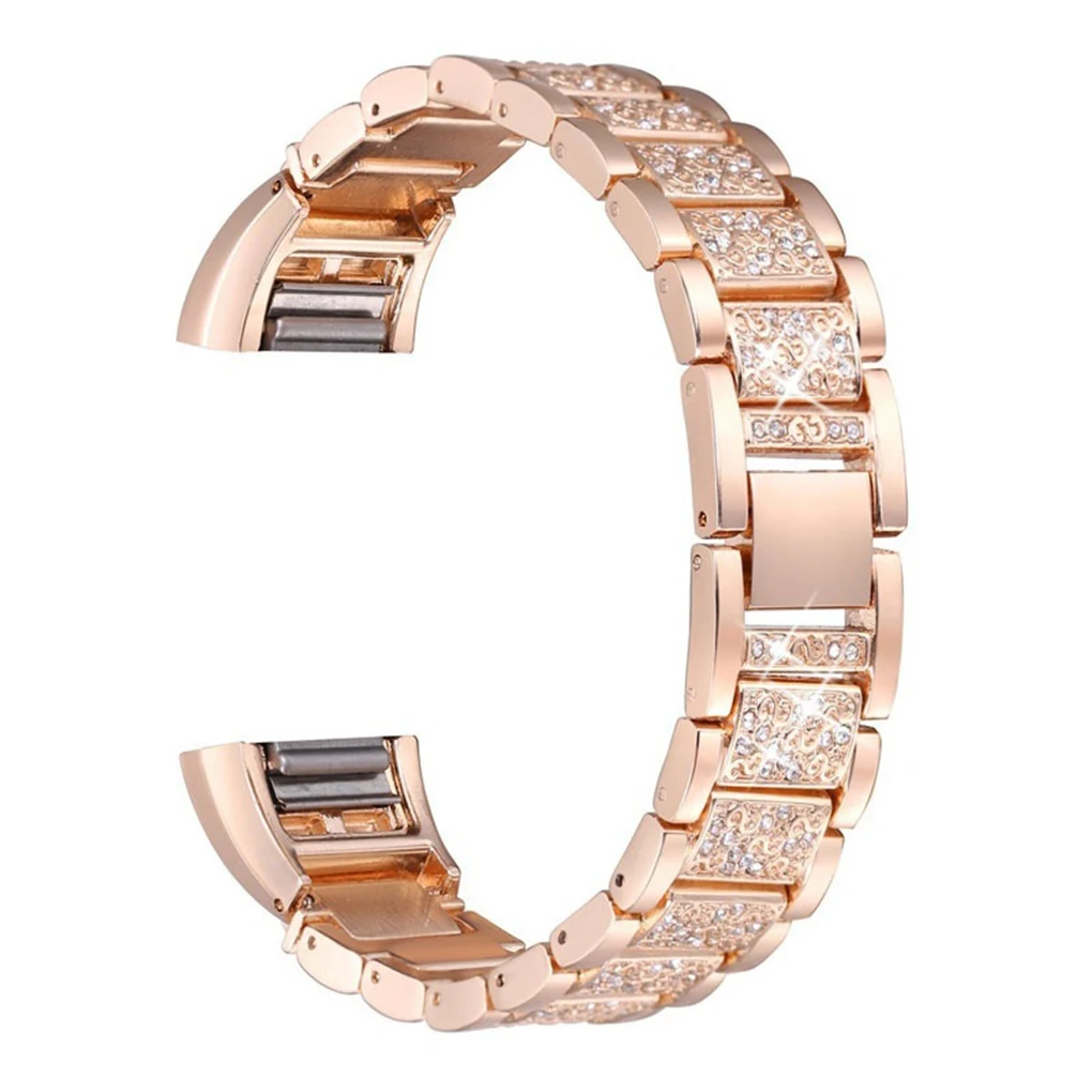 Stainlees Steep Soild Wristwatch Strap Rhinestones Watch Band Repair Kit Replacement For Fitbit Charge 2
Stainlees Steep Soild Wristwatch Strap Rhinestones Watch Band Repair Kit Replacement For Fitbit Charge 2