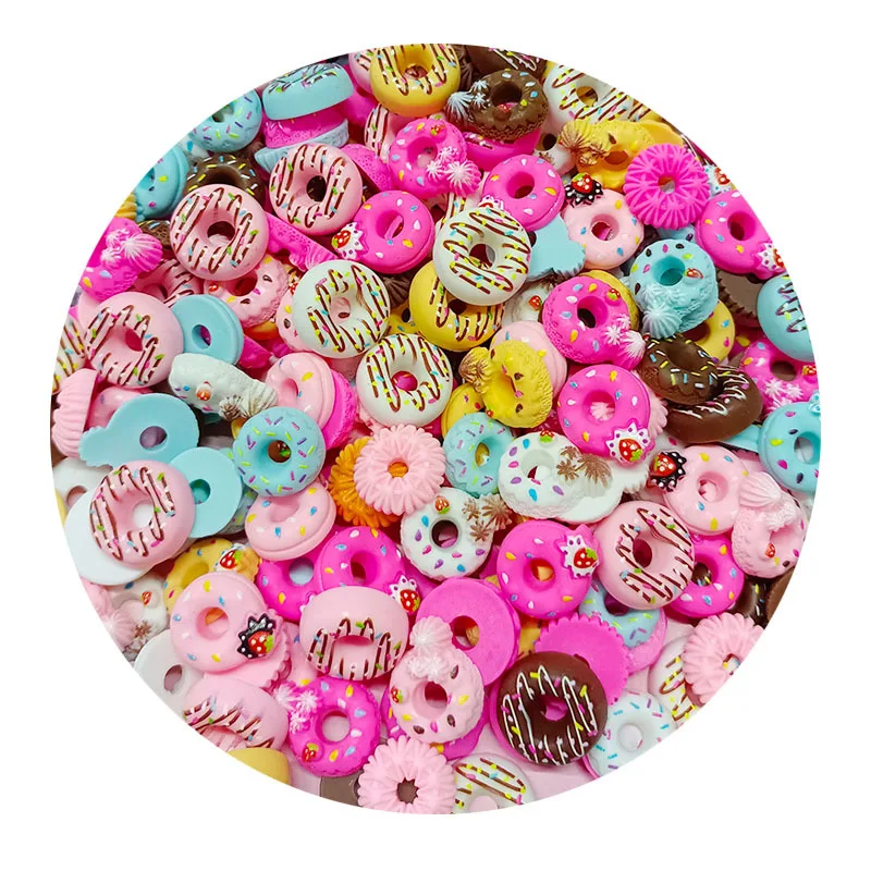 100pcs Mixed Epoxy Resin Donuts Phone Case Patches Children's Jewelry Accessories Simulated Desserts Home Miniature Food Decor
100pcs Mixed Epoxy Resin Donuts Phone Case Patches Children's Jewelry Accessories Simulated Desserts Home Miniature Food Decor