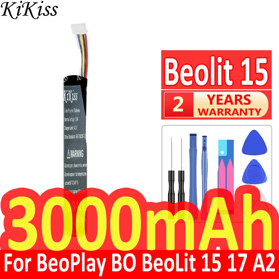 Мощный аккумулятор KiKiss 3000 мАч для BeoPlay BO BeoLit 15 17 A2 J406/ICR18650NH-2S
Мощный аккумулятор KiKiss 3000 мАч для BeoPlay BO BeoLit 15 17 A2 J406/ICR18650NH-2S