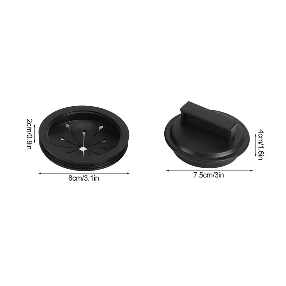 Splash Guards Sink Stopper Set Accessories Black Drain Plugs Food Waste Disposer Removable Replacement Reusable
Splash Guards Sink Stopper Set Accessories Black Drain Plugs Food Waste Disposer Removable Replacement Reusable