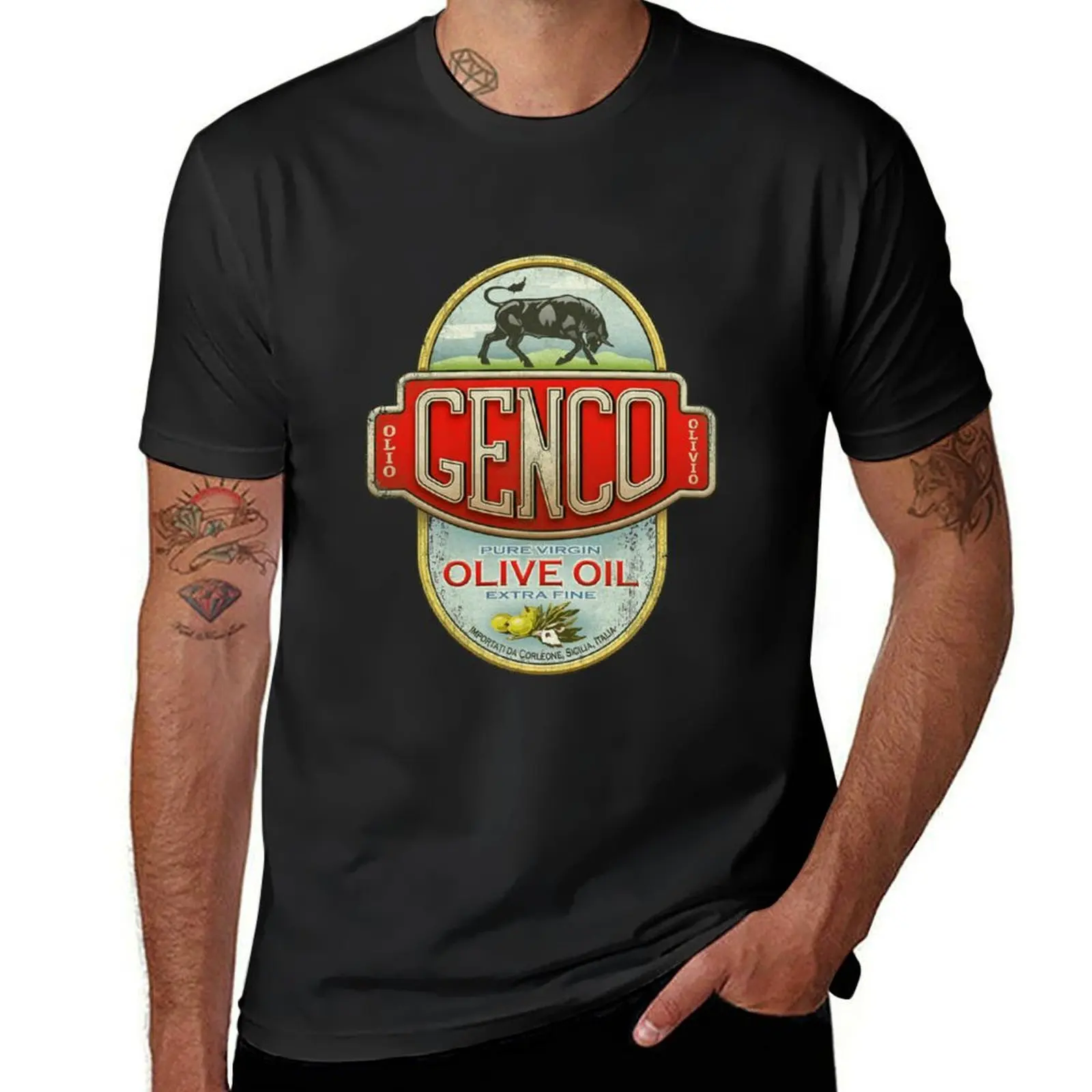 The Godfather - Genco Olive Oil Co. T-Shirt plus size tops tops t shirts for men pack
The Godfather - Genco Olive Oil Co. T-Shirt plus size tops tops t shirts for men pack