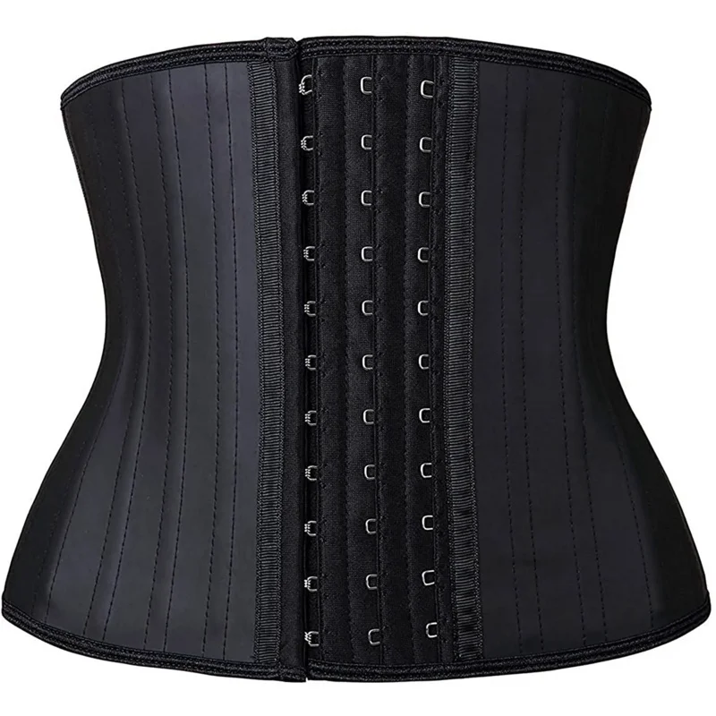 

Short Torso Corset Waist Trainer Latex Body Shapewear Women Tummy Shaper Belly Sheath Sllimming Belt Modeling Strap Weight Loss