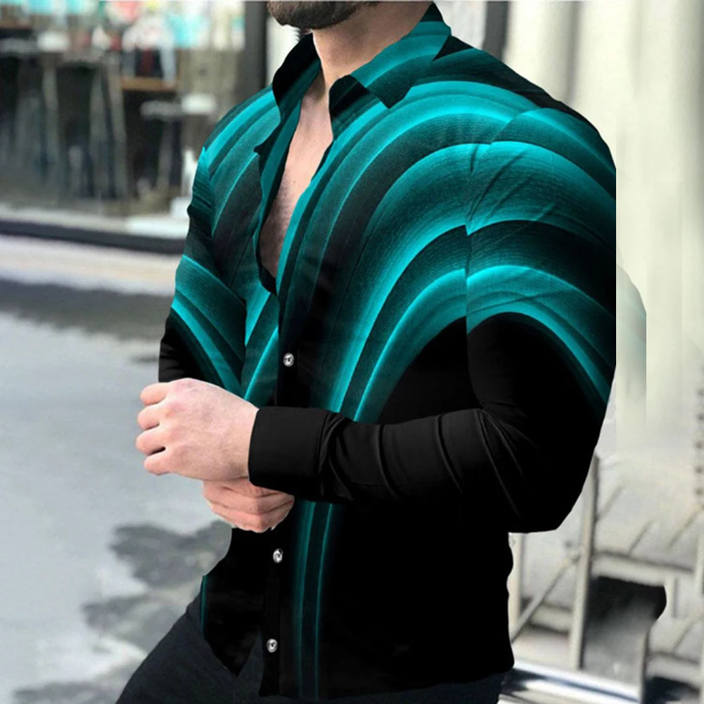 Casual Party Dress Up Shirt for Men Printed Long Sleeve Muscle Fitness Button Down Shirt Band Collar Regular Fit
Casual Party Dress Up Shirt for Men Printed Long Sleeve Muscle Fitness Button Down Shirt Band Collar Regular Fit