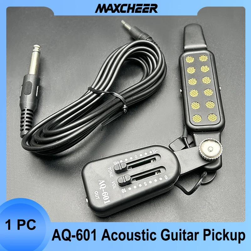 AQ-601 Acoustic Guitar Pick up Wire Amplifier Speaker+Volume/Tone Control Box Pickups
AQ-601 Acoustic Guitar Pick up Wire Amplifier Speaker+Volume/Tone Control Box Pickups