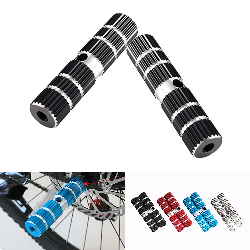 1 Pair 100mm Bike Pedals Axle Foot Rest Pegs Anti-Slip Aluminum Alloy BMX Mountain Road Cycling Bicycle Front Rear Socle Pedal
1 Pair 100mm Bike Pedals Axle Foot Rest Pegs Anti-Slip Aluminum Alloy BMX Mountain Road Cycling Bicycle Front Rear Socle Pedal