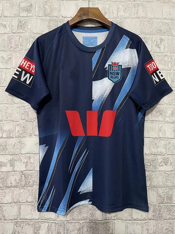 

NSW Blues 2022 Men's Away Rugby Jersey 2023/24 NSW BLUES STATE OF ORIGIN MENS TRAINING JERSEY size S-----5XL