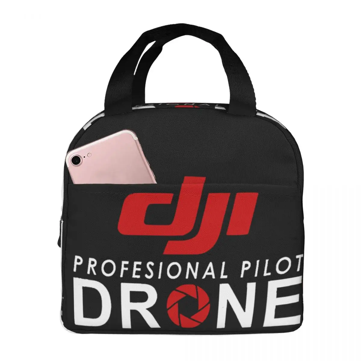 DJI Professional Pilot Drone Lunch Bag Unisex Portable Cooler Insulated Lunch Box Food Bento Box
DJI Professional Pilot Drone Lunch Bag Unisex Portable Cooler Insulated Lunch Box Food Bento Box