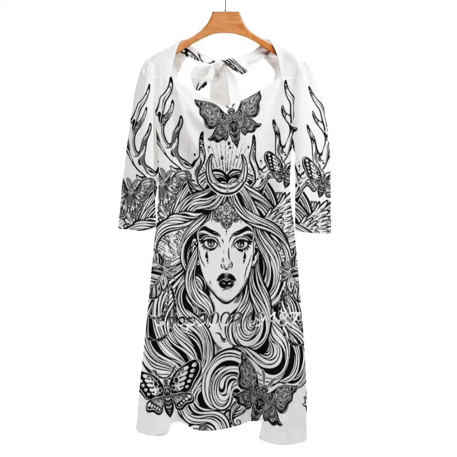 Shaman Elf волшебная женщина с оленями и длинными волосами, вечерние платья миди, сексуальное женское милое цельнокроеное платье
Shaman Elf волшебная женщина с оленями и длинными волосами, вечерние платья миди, сексуальное женское милое цельнокроеное платье