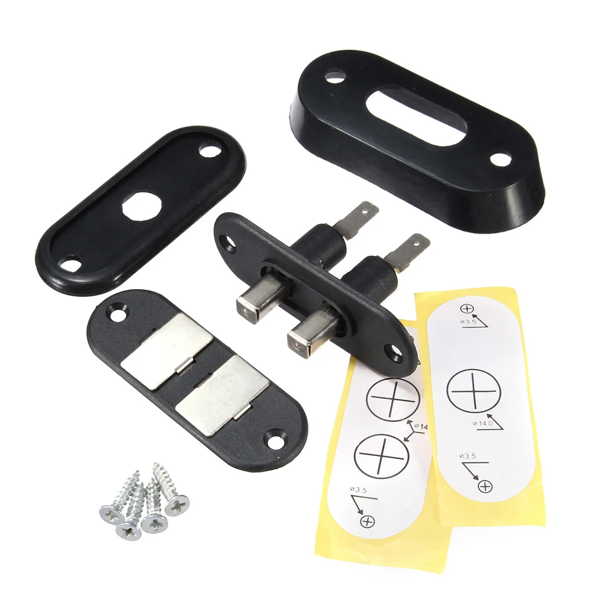 

Black Sliding Door Contact for Car Van Alarm Central Locking Systems for T4 A20