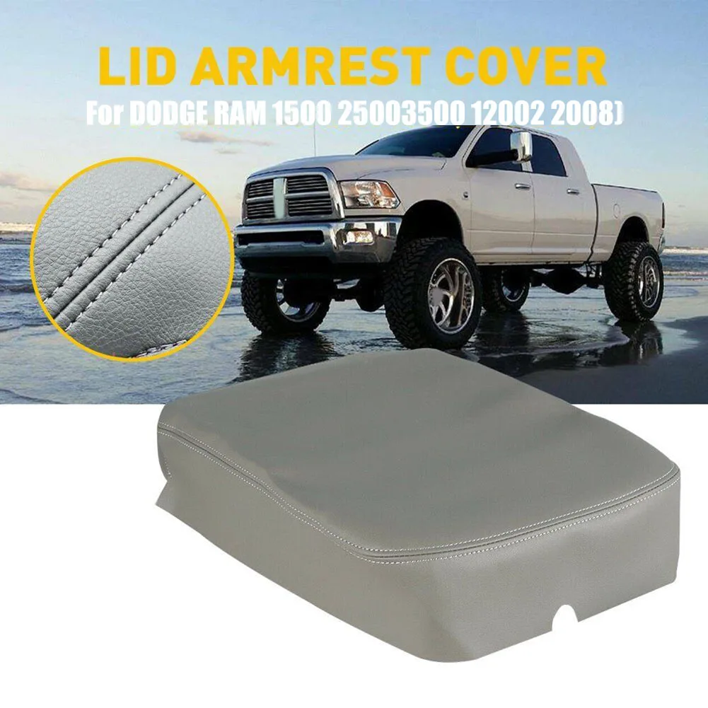 For Dodge Armrest Center Console Lid Cover Skin Gray Black For Ram 1500 2500 2002-2008 Interior Accessories
For Dodge Armrest Center Console Lid Cover Skin Gray Black For Ram 1500 2500 2002-2008 Interior Accessories