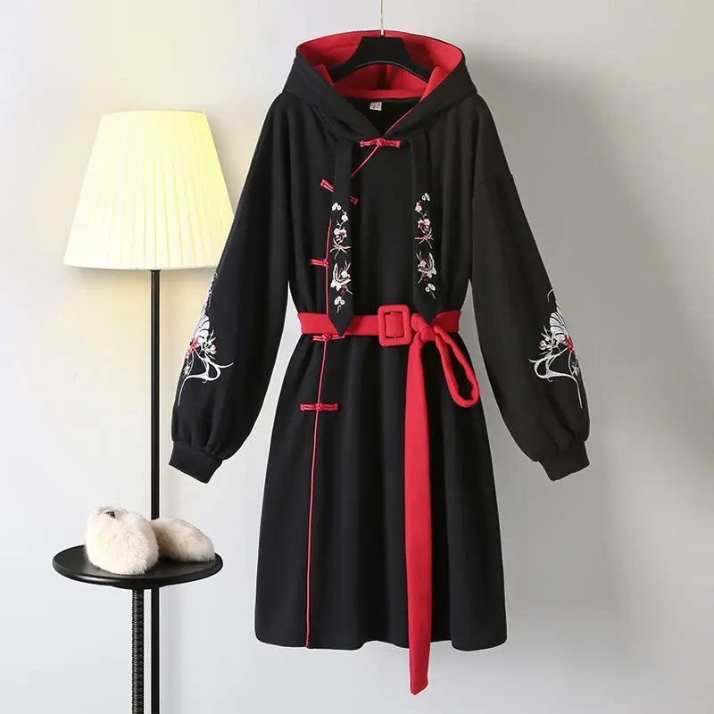 Temperament country style ancient style jacket fashion Han elements hooded splicing jumpsuit sweater women spring and autumn2024
Temperament country style ancient style jacket fashion Han elements hooded splicing jumpsuit sweater women spring and autumn2024