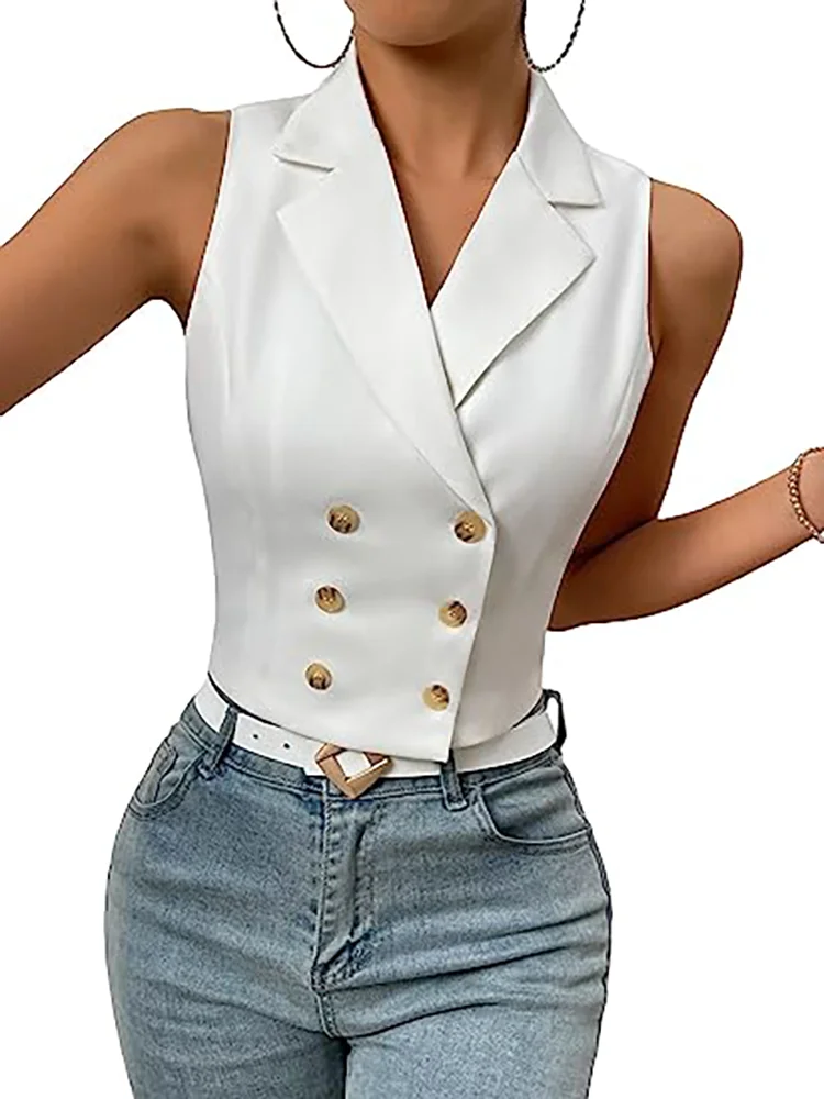 Double Breasted Commuter Grace Waistcoat Vests for Women Jackets New in Outerwears Cardigan Coats Women's Clothing
Double Breasted Commuter Grace Waistcoat Vests for Women Jackets New in Outerwears Cardigan Coats Women's Clothing
