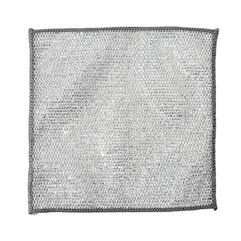 1/10 Pcs 20*20cm/7.8*7.8in Soft Multipurpose Wire Dishwashing Cloths Double Layer Effective Cleaning Silver
1/10 Pcs 20*20cm/7.8*7.8in Soft Multipurpose Wire Dishwashing Cloths Double Layer Effective Cleaning Silver