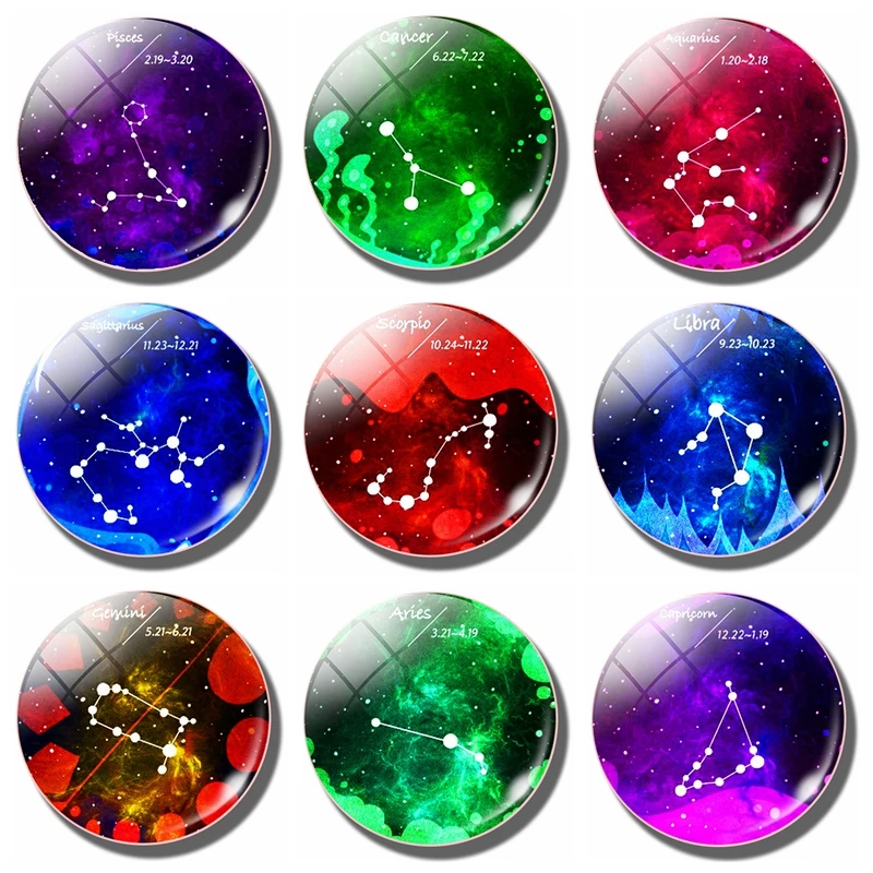 12 Constellation 30MM Fridge Magnet Leo Cancer Gemini 12 Zodiac Glass Dome Magnetic Refrigerator Stickers Note Holder Home Decor
12 Constellation 30MM Fridge Magnet Leo Cancer Gemini 12 Zodiac Glass Dome Magnetic Refrigerator Stickers Note Holder Home Decor