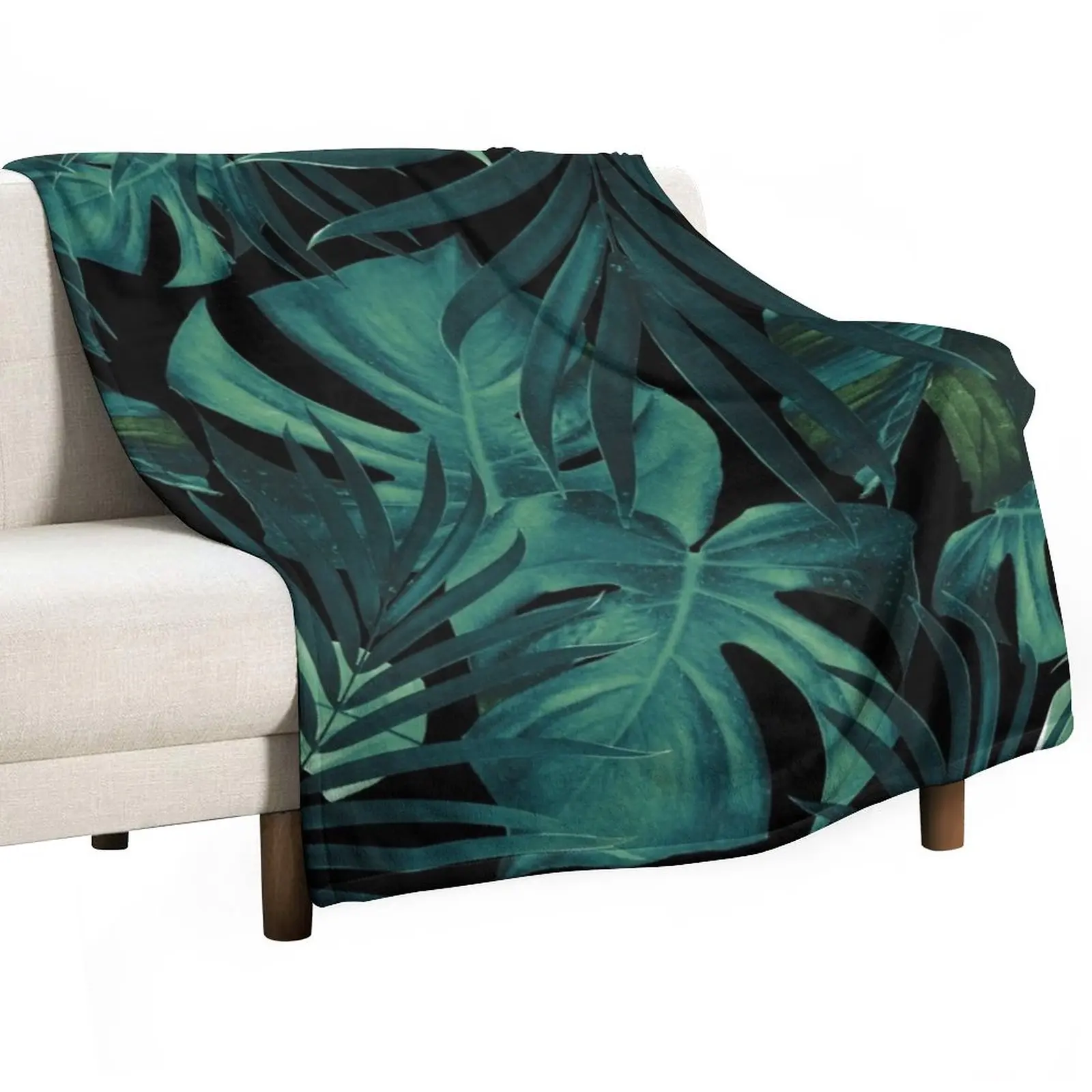 Tropical Jungle Night Leaves Pattern #1 #tropical #decor #art Throw Blanket Plaid on the sofa anime Bed covers
Tropical Jungle Night Leaves Pattern #1 #tropical #decor #art Throw Blanket Plaid on the sofa anime Bed covers