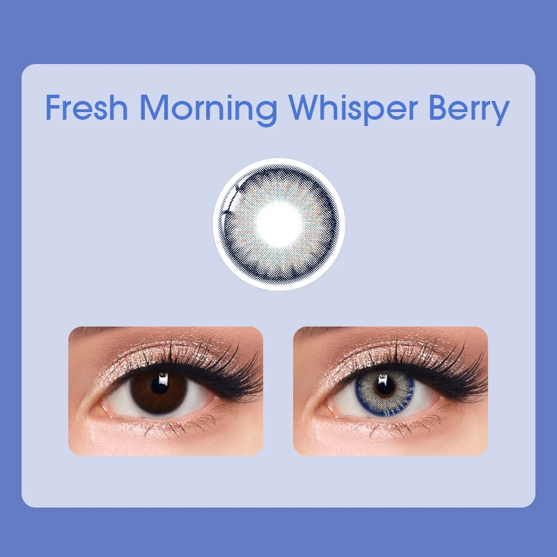 Mislens Official Store 1Pair Blue Gray Lens Colorcon Color Contact Lenses Colored Pupils For Eyes 14.0mm 42%Water Content
Mislens Official Store 1Pair Blue Gray Lens Colorcon Color Contact Lenses Colored Pupils For Eyes 14.0mm 42%Water Content