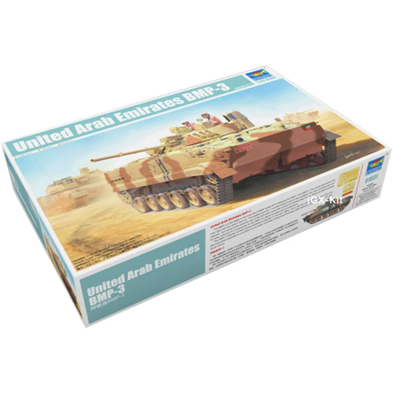 

Trumpeter 01531 1/35 United Arab Emirates BMP3 BMP-3 Infantry Fighting Vehicle Military Toy Plastic Assembly Building Model Kit