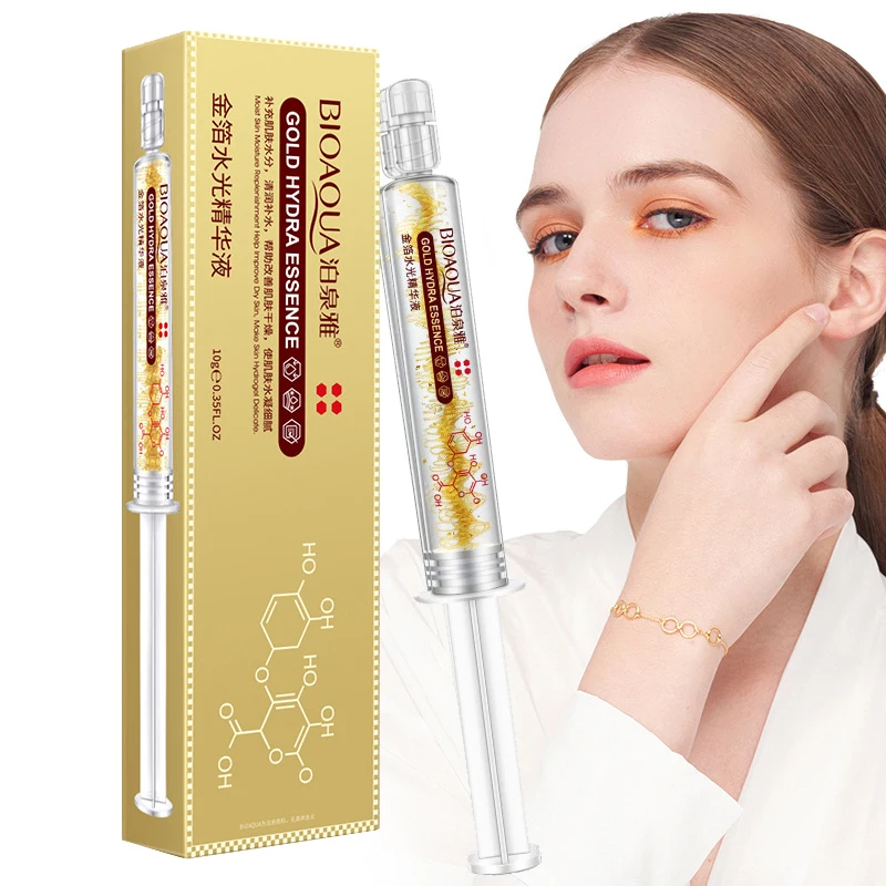 

BIOAQUA 24K Gold Hydra Essence Skin Replenishment Face Serum Anti-aging Anti-wrinkle Moisturizing Facial Serum for Face Care