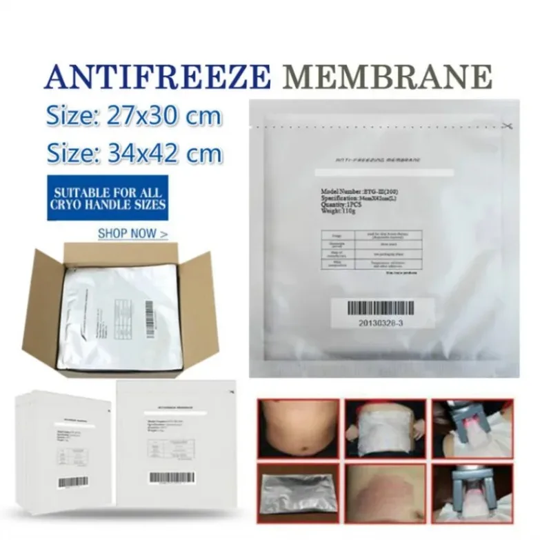 Consumable Membrane For Fat Freezing Body Slimming Machine With 3 Cryo Handles 360° Multifunction Slimming Machine
Consumable Membrane For Fat Freezing Body Slimming Machine With 3 Cryo Handles 360° Multifunction Slimming Machine