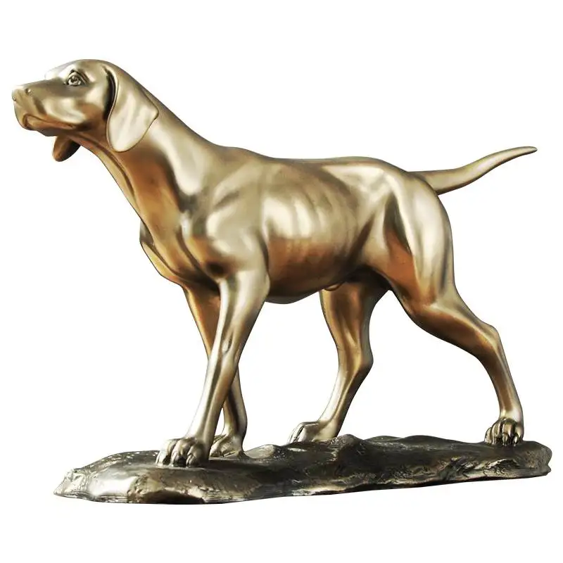 35CM BRONZE POINTER STATUE COLD CAST COPPER DOG ANIMAL FIGURINE ART RESIN CRAFTS HOME DECORATION ACCESSORIES R1411
35CM BRONZE POINTER STATUE COLD CAST COPPER DOG ANIMAL FIGURINE ART RESIN CRAFTS HOME DECORATION ACCESSORIES R1411