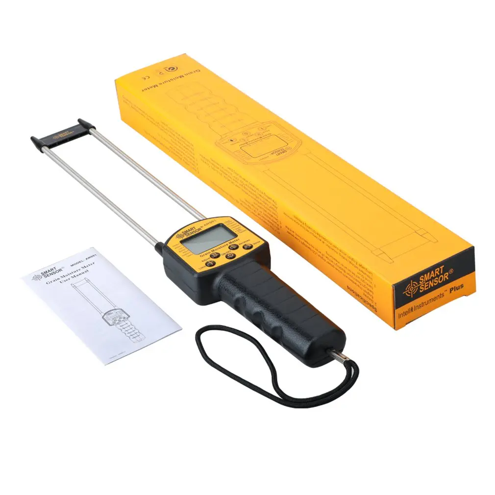 2022 Digital Moisture Meter Cereal Moisture Meter AR991 Smart Sensor For Use In Corn Wheat Rice Grains Wheat Flour Monkfish Seed
2022 Digital Moisture Meter Cereal Moisture Meter AR991 Smart Sensor For Use In Corn Wheat Rice Grains Wheat Flour Monkfish Seed