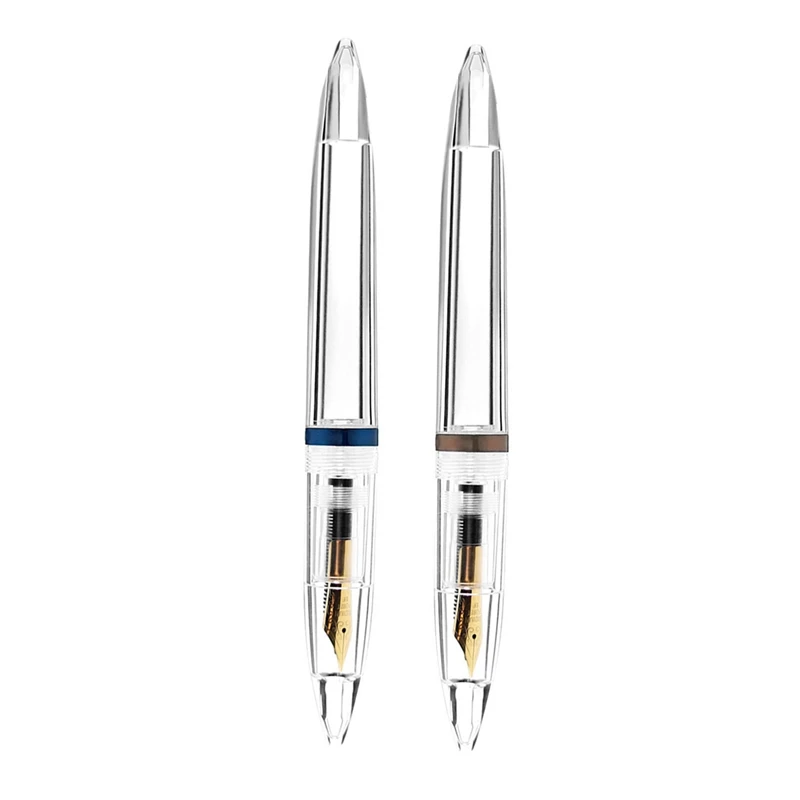 2Pcs 0.5Mm Nib Fountain Pen With Eyedropper High Capacity Transparent Pens Office School Supplies For Student Writing Gifts Stat
2Pcs 0.5Mm Nib Fountain Pen With Eyedropper High Capacity Transparent Pens Office School Supplies For Student Writing Gifts Stat