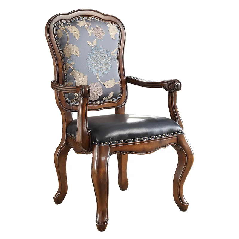 TT European Chair Fabric Leather Retro Dining Chair with Backrest Solid Wood Household Single Computer Chair Soft Bag
TT European Chair Fabric Leather Retro Dining Chair with Backrest Solid Wood Household Single Computer Chair Soft Bag