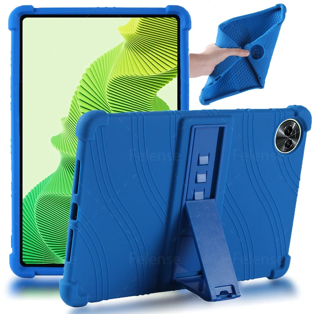

Cover For Realme Pad 2 2023 Case 11.5 inch Kickstand Tablets Kids Shockproof Silicone Cover For Realme Pad 2 (2023) 11.5" Fundas