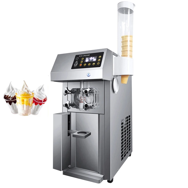 Three Color Ice Cream Machine Commercial Soft Serve Ice Cream Maker Automatic Sweet Cone Freezing Equipment Vending Machine
Three Color Ice Cream Machine Commercial Soft Serve Ice Cream Maker Automatic Sweet Cone Freezing Equipment Vending Machine